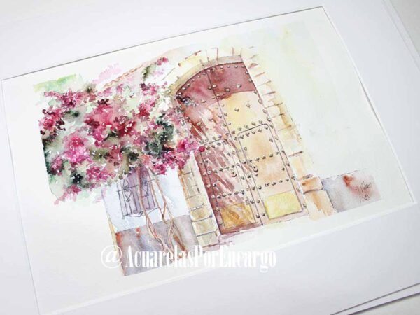 Puerta y buganvilla | Tarifa - Imagen 2