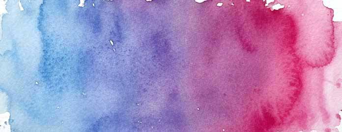 Mezcla en Acuarela Cerulean Blue Chromium y Quinacridone Rose