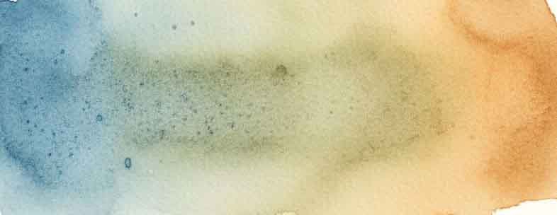 Mezcla en Acuarela Cobalt Blue con Raw Sienna