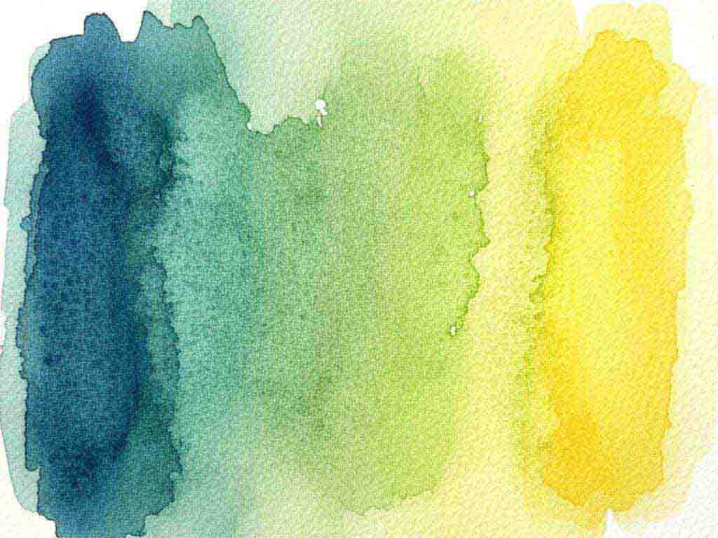 Mezcla en Acuarela Ftalo Blue Green Sahde con Hansa Yellow